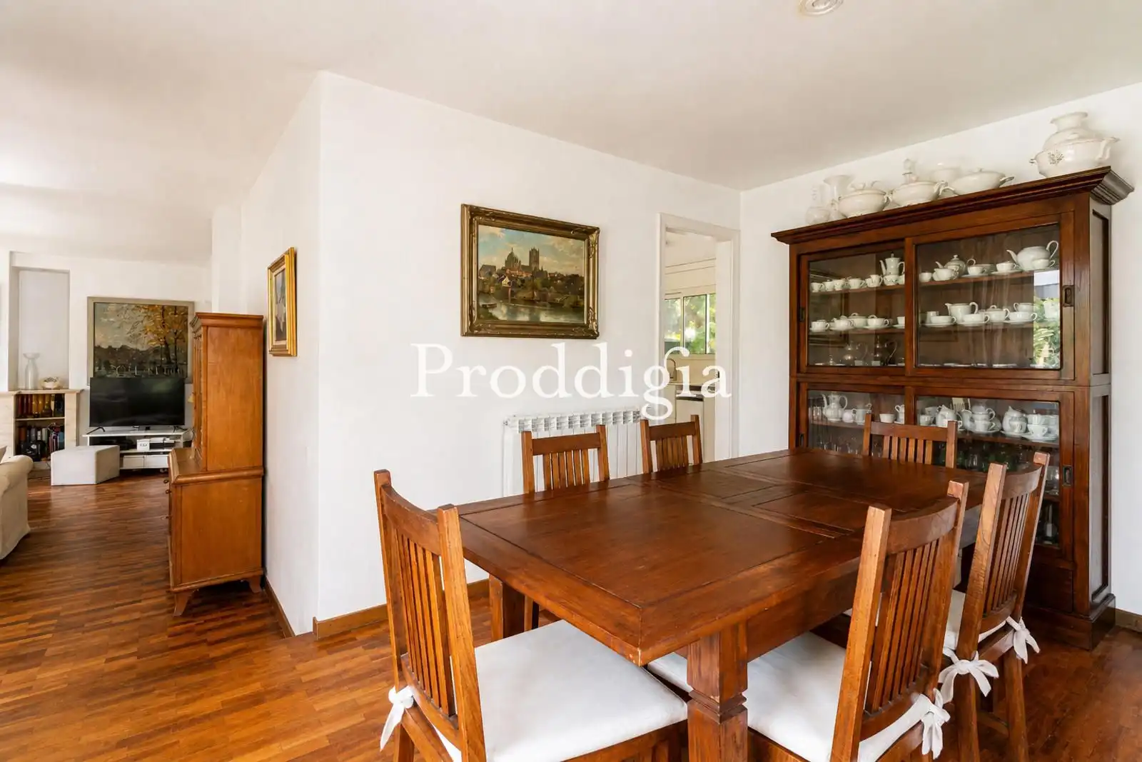 Dining room of Houses for sale in Sant Cugat del Vallès  with Heating and Swimming Pool