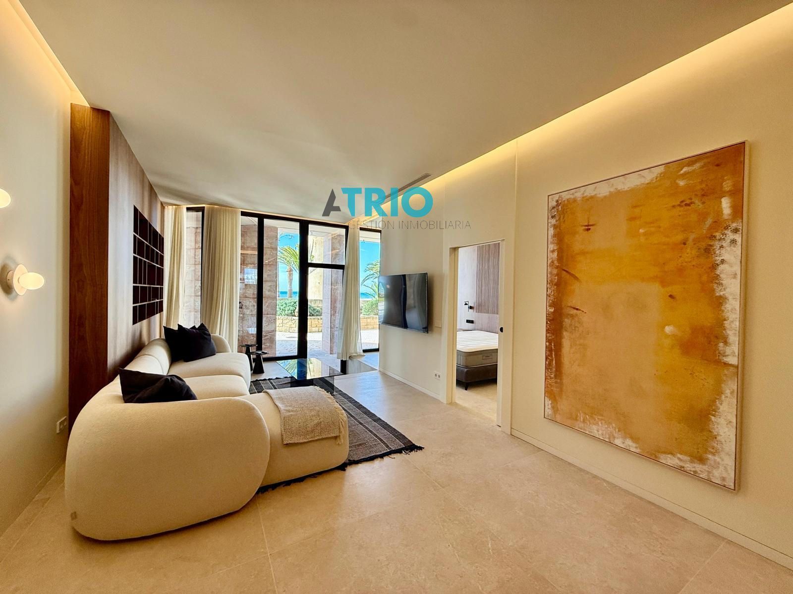 Living room of Flat to rent in  Palma de Mallorca  with Air Conditioner, Terrace and Furnished