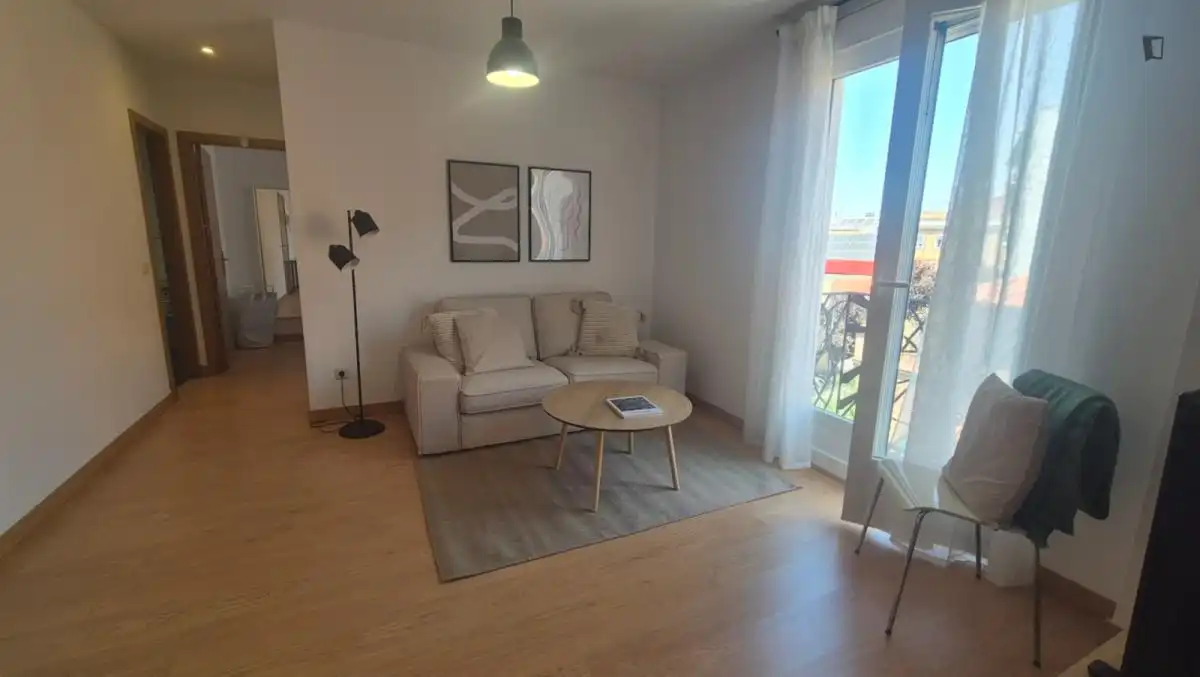 Living room of Apartments for rent in Madrid  with Air Conditioner, Heating and Furnished