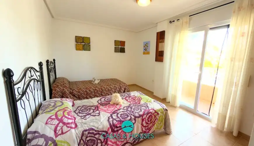Bedroom of Detached homes for sale in La Manga del Mar Menor  with Air Conditioner, Heating and Private garden