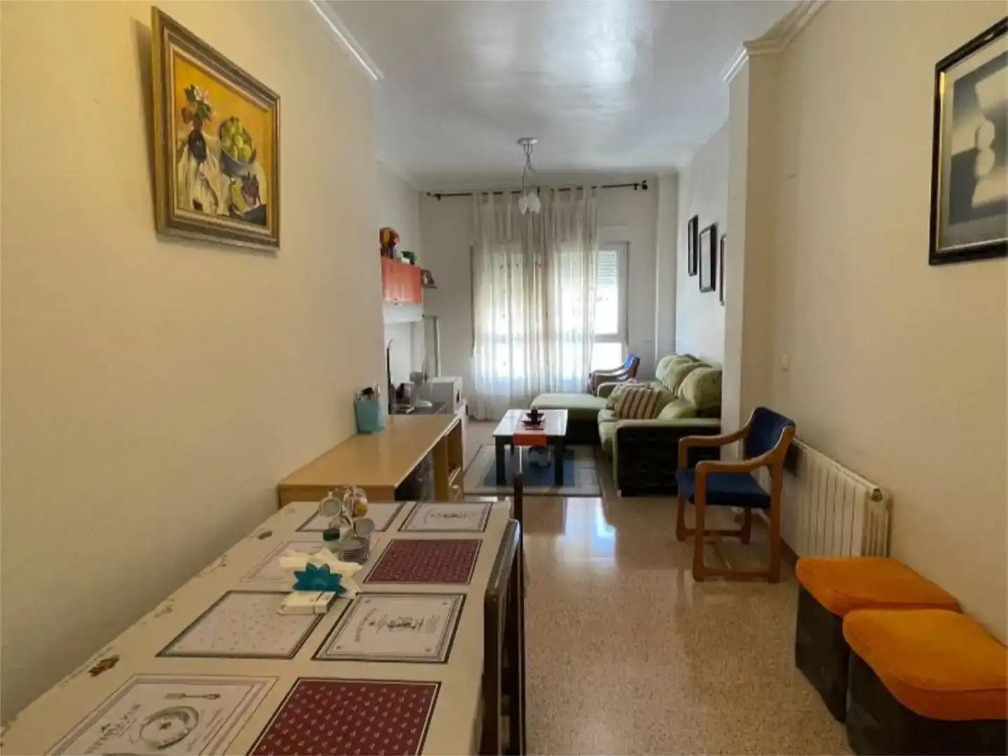 Sala de estar de Piso en venta en Villena con Trastero y Amueblado