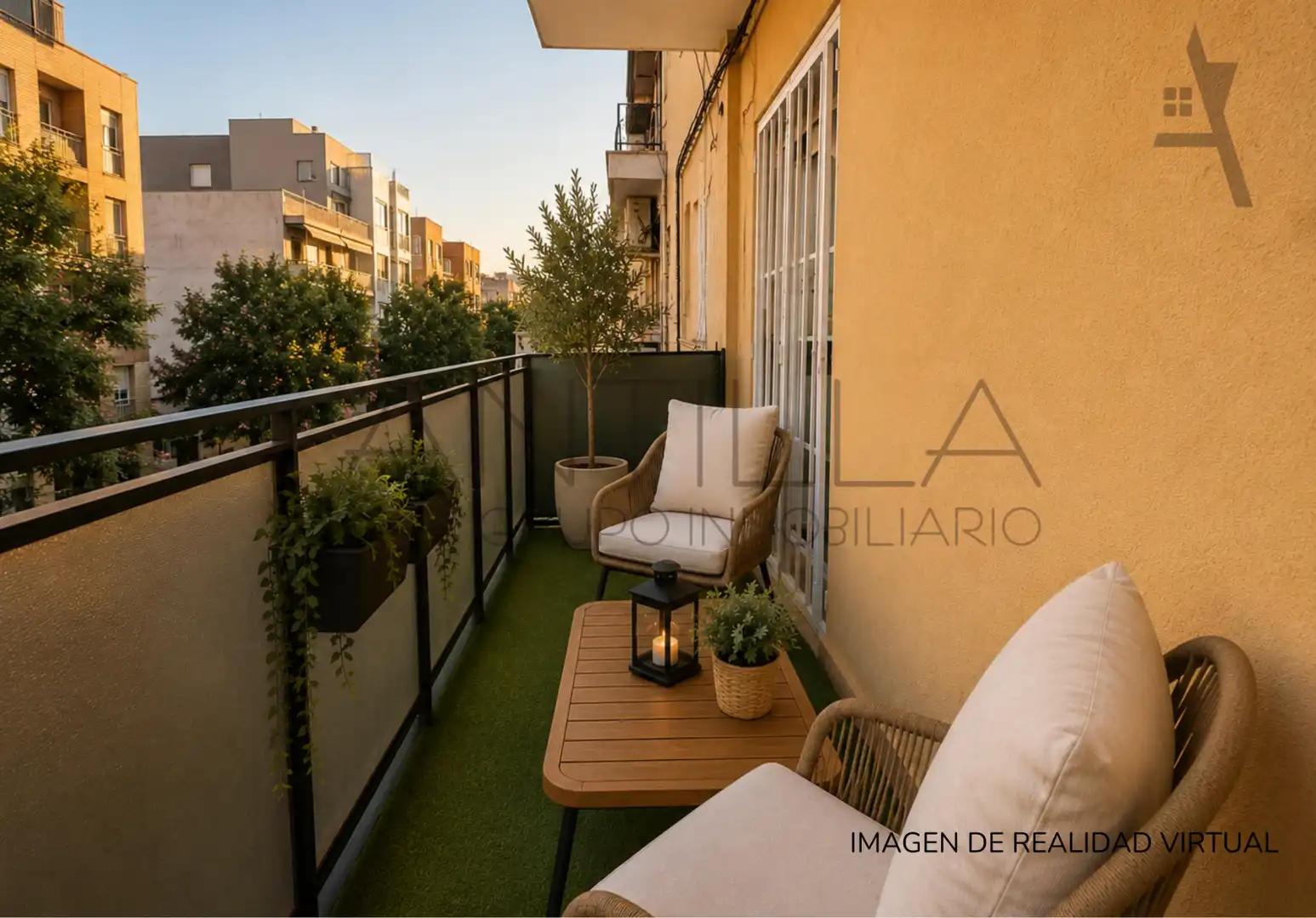 Balcony of Flat for sale in Madrid  with Air Conditioner, Heating and Terrace