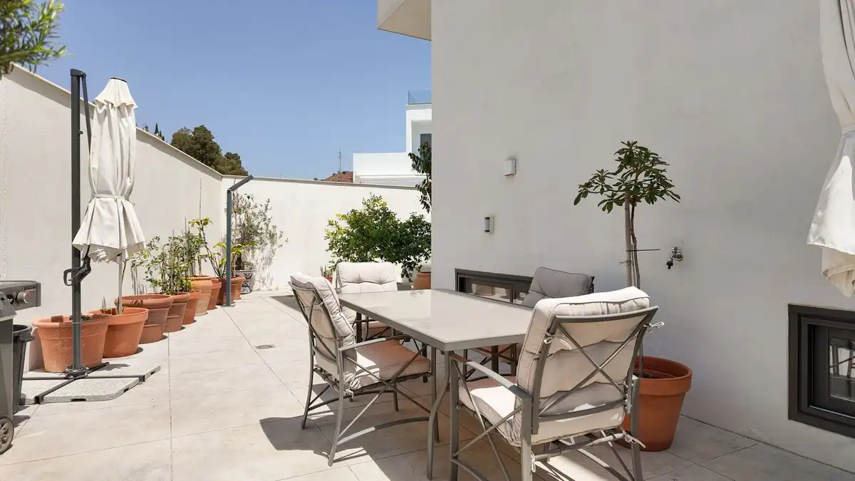 Terraza de Casa o chalet en venta en Málaga con Aire acondicionado, Calefacción y Piscina