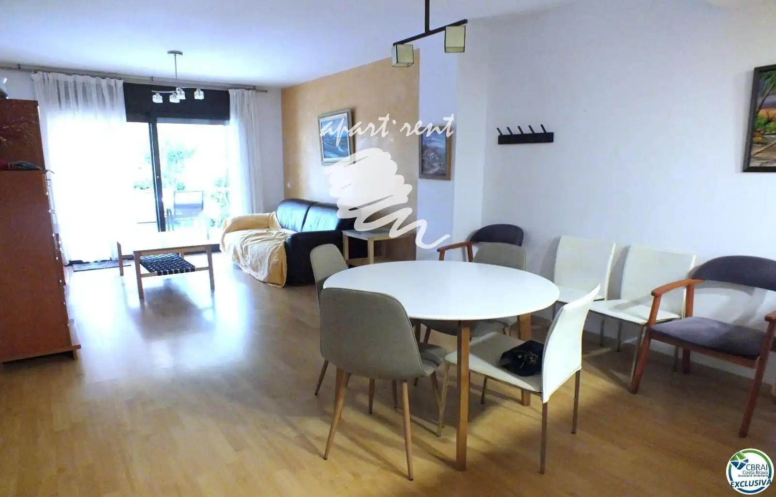Sala de estar de Piso en venta en Roses con Aire acondicionado, Calefacción y Terraza
