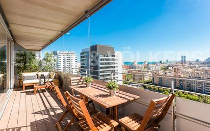 Terrace of Apartment for sale in  Barcelona Capital  with Air Conditioner, Parquet flooring and Terrace