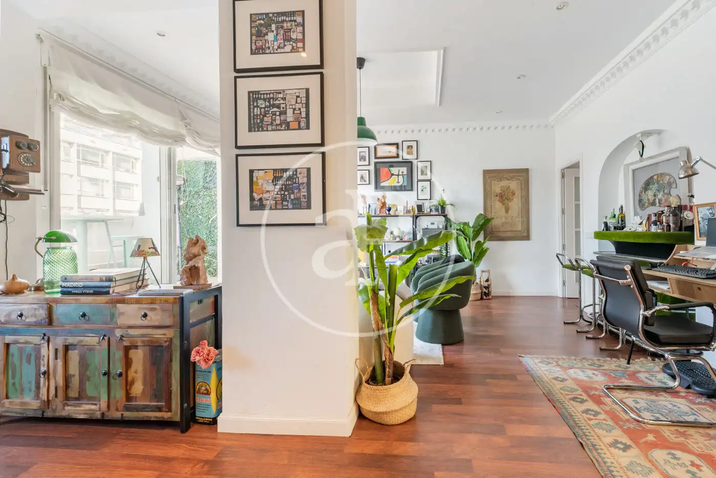 Wohnung zur Miete in Madrid mit Klimaanlage, Heizung und Terrasse