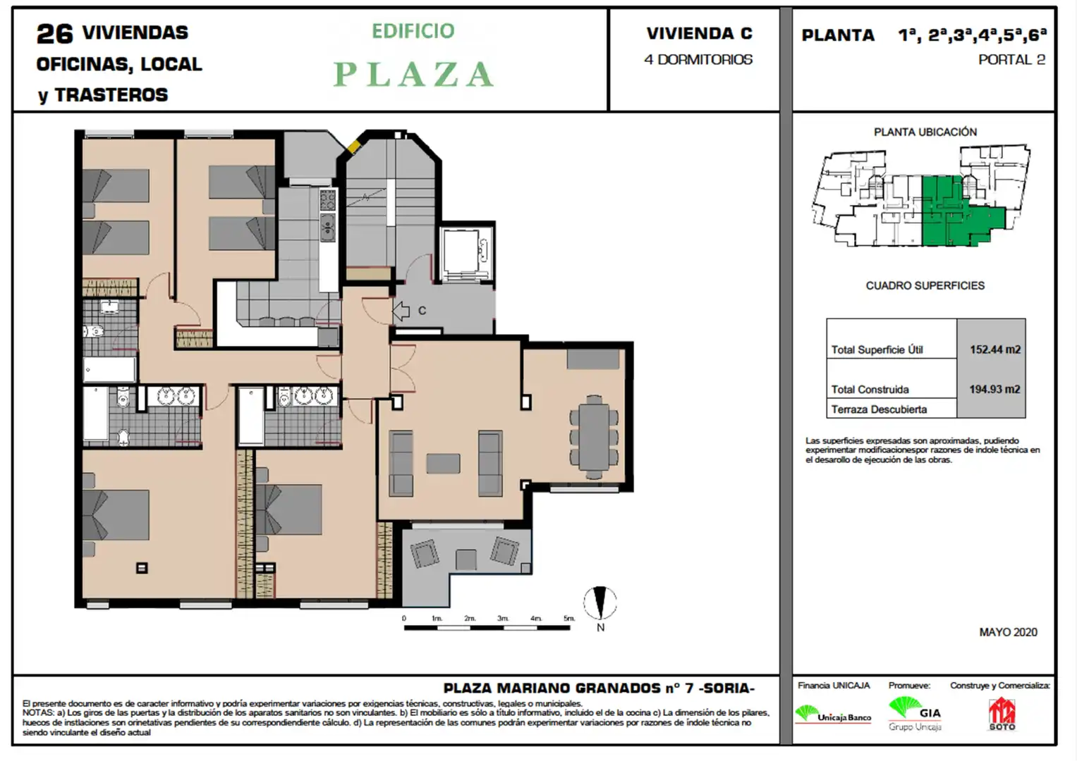 Piso en venta en Soria Capital 