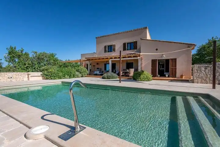 Piscina de Finca rústica en venda en Felanitx amb Aire condicionat, Jardí privat i Terrassa