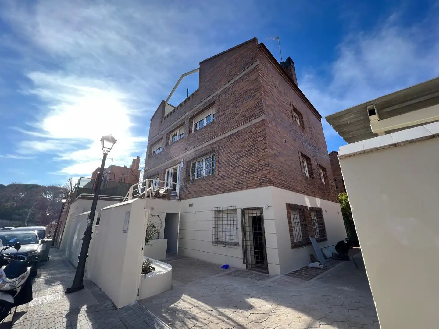 Außenansicht von Haus oder Chalet zur untervermieten in Madrid mit Klimaanlage, Heizung und Privatgarten