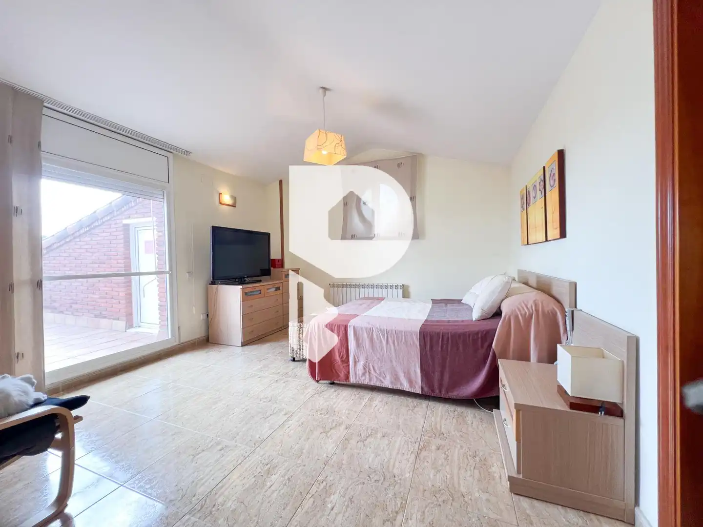 Bedroom of Houses for sale in Corbera de Llobregat  with Air Conditioner, Terrace and Storage room