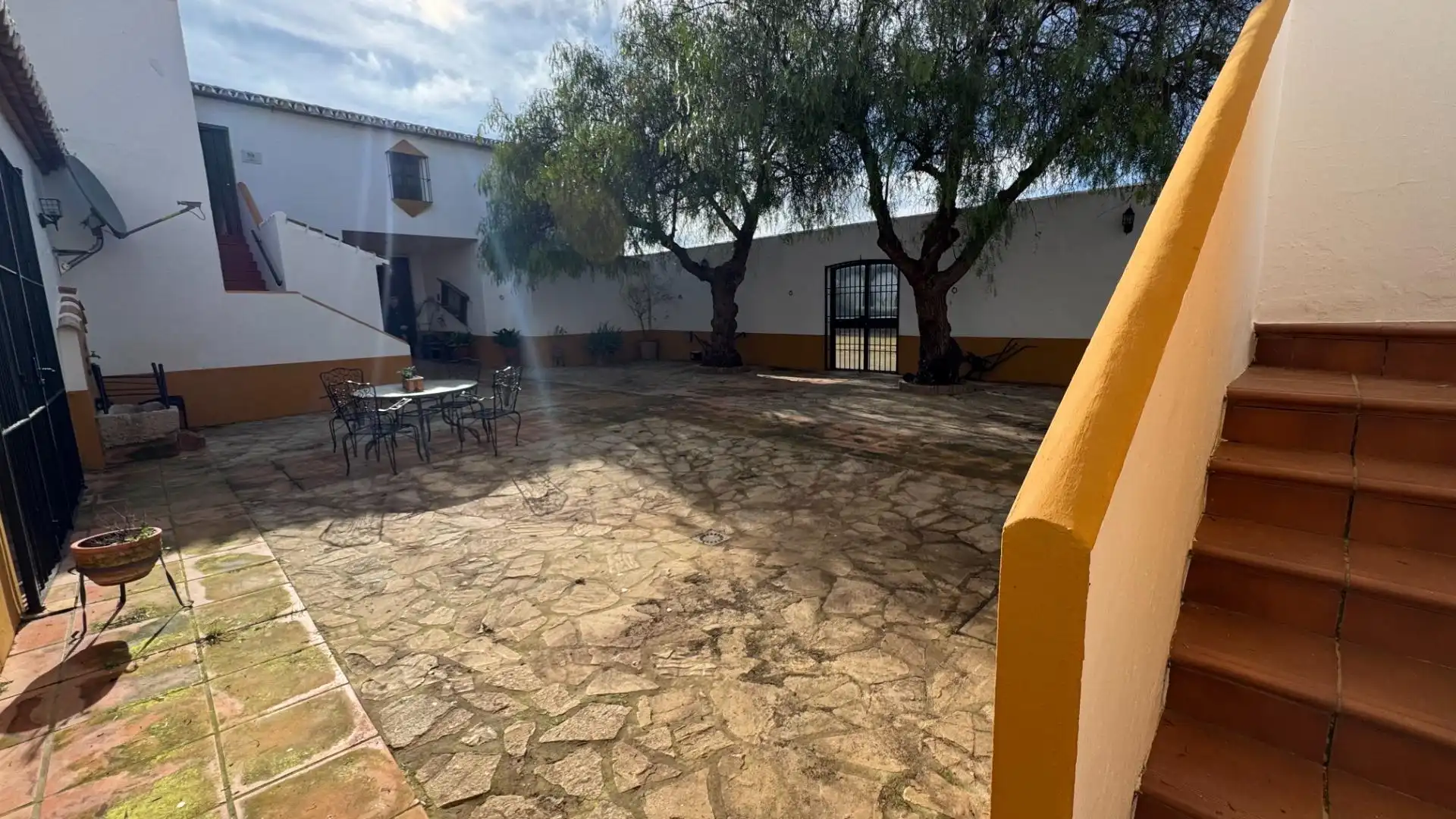 Terraza de Finca rústica en venta en Teba con Aire acondicionado, Jardín privado y Piscina