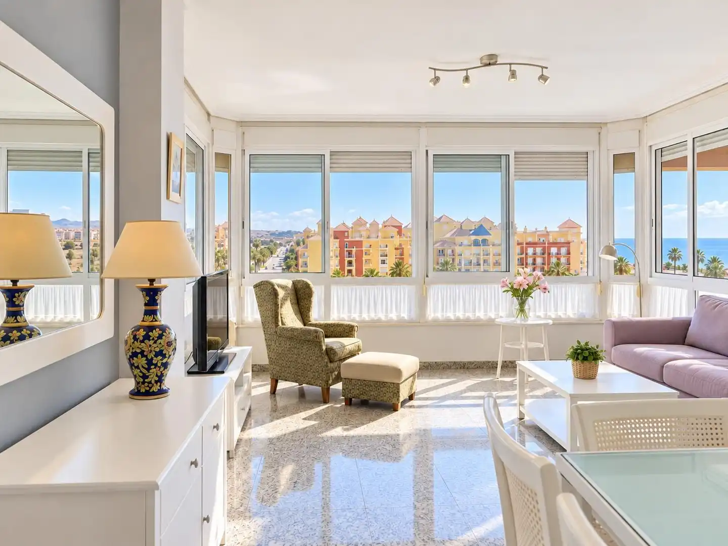 Sala de estar de Ático en venta en Laguna Beach