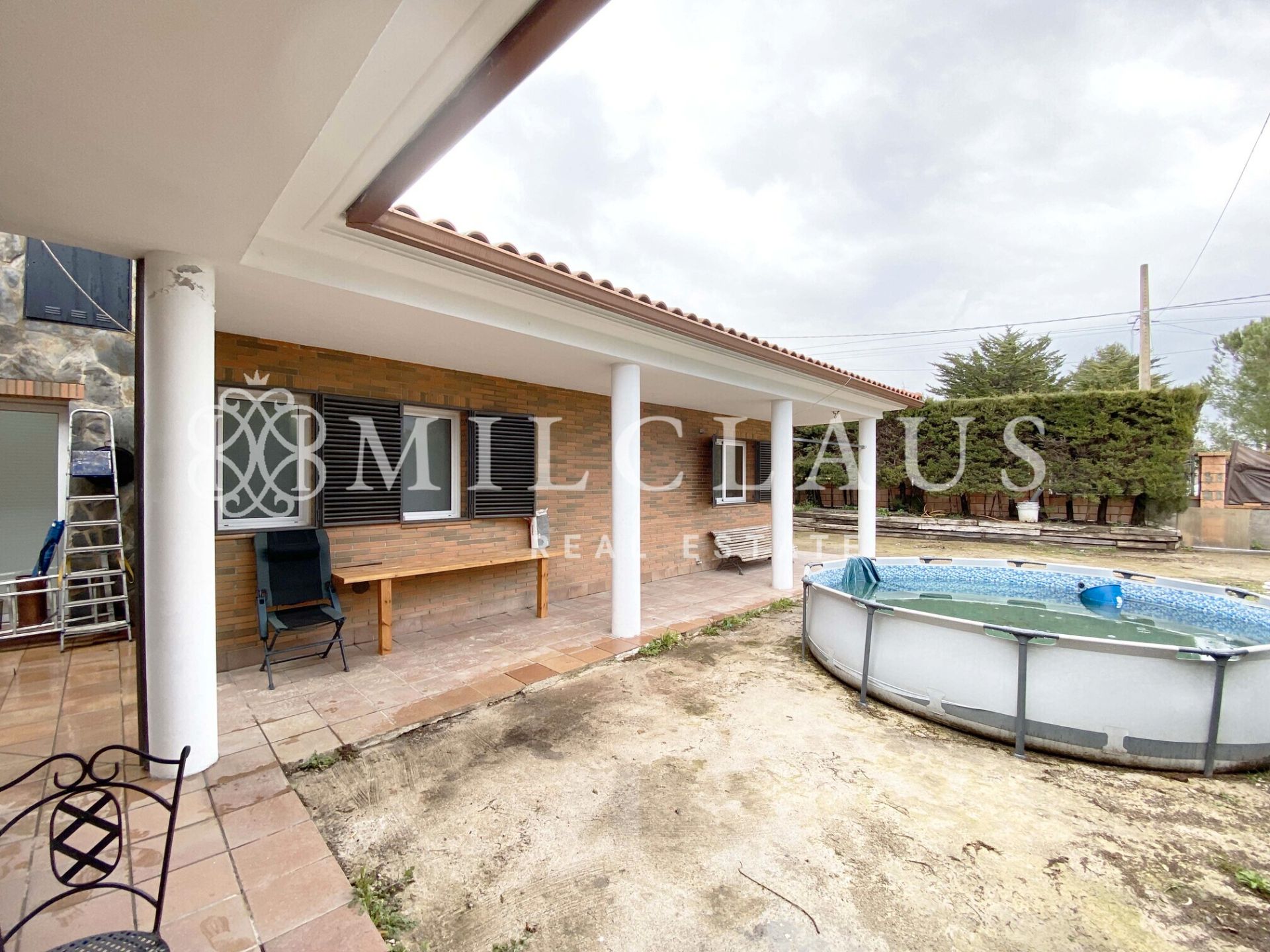 Terrassa de Casa o xalet en venda en Mediona amb Aire condicionat, Calefacció i Jardí privat