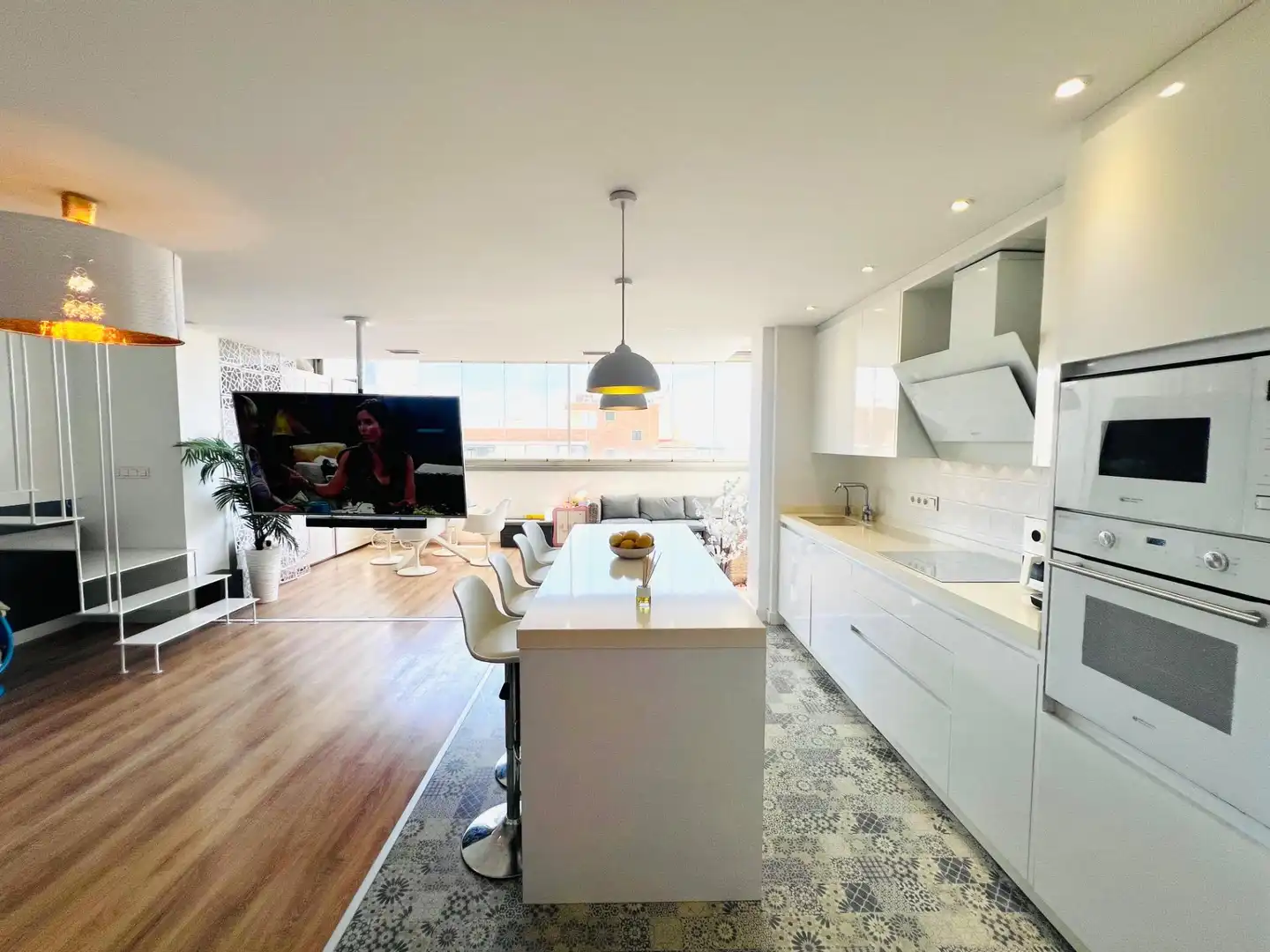 Kitchen of Attic for sale in Elche / Elx  with Air Conditioner, Heating and Private garden