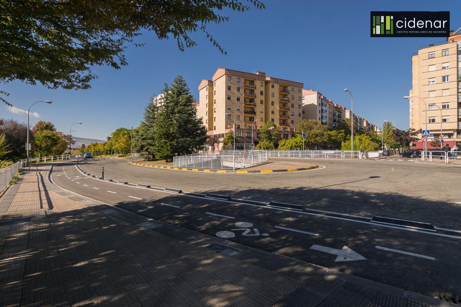 Vista exterior de Pis en venda en  Pamplona / Iruña amb Calefacció, Parquet i Terrassa