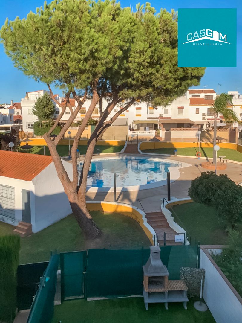 Jardín de Casa adosada en venta en Aljaraque con Aire acondicionado, Jardín privado y Parquet