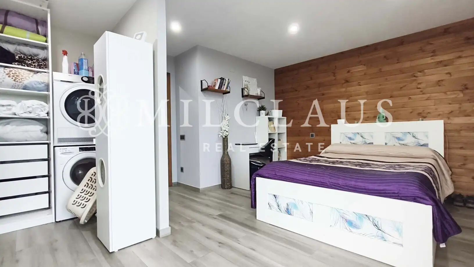 Schlafzimmer von Haus oder Chalet zum Verkauf in Lliçà d'Amunt mit Klimaanlage, Heizung und Privatgarten