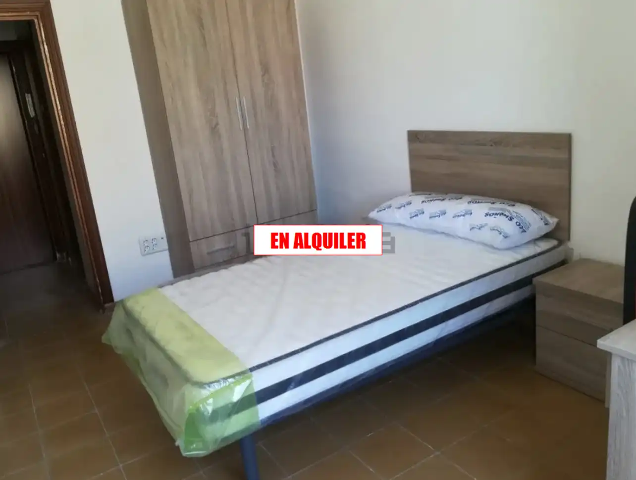 Bedroom of Flat for rent in Ciudad Real  with Heating, Terrace and Furnished