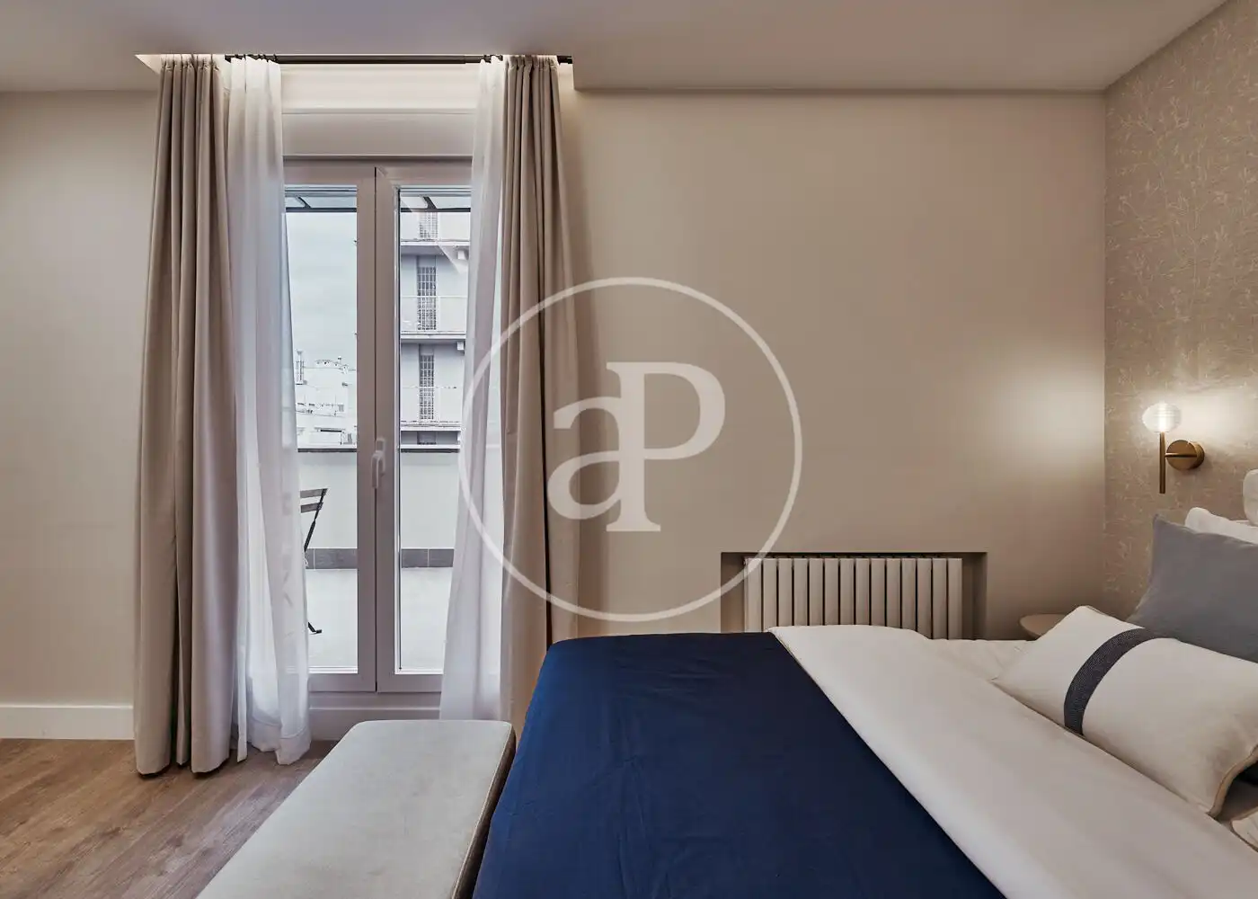 Bedroom of Flat for sale in Madrid  with Air Conditioner, Heating and Terrace