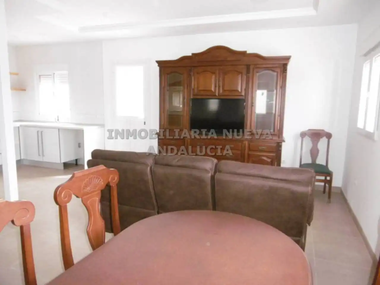Sala d'estar de Casa o xalet de lloguer en Almería amb Moblat