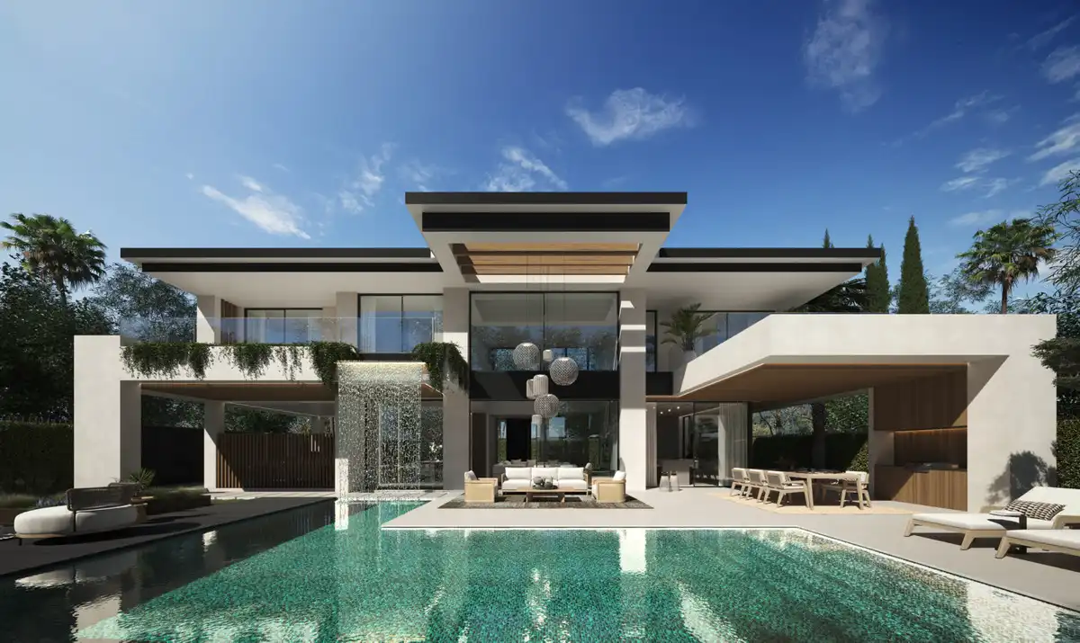 Vista exterior de Casa adosada en venta en Marbella con Terraza, Trastero y Alarma