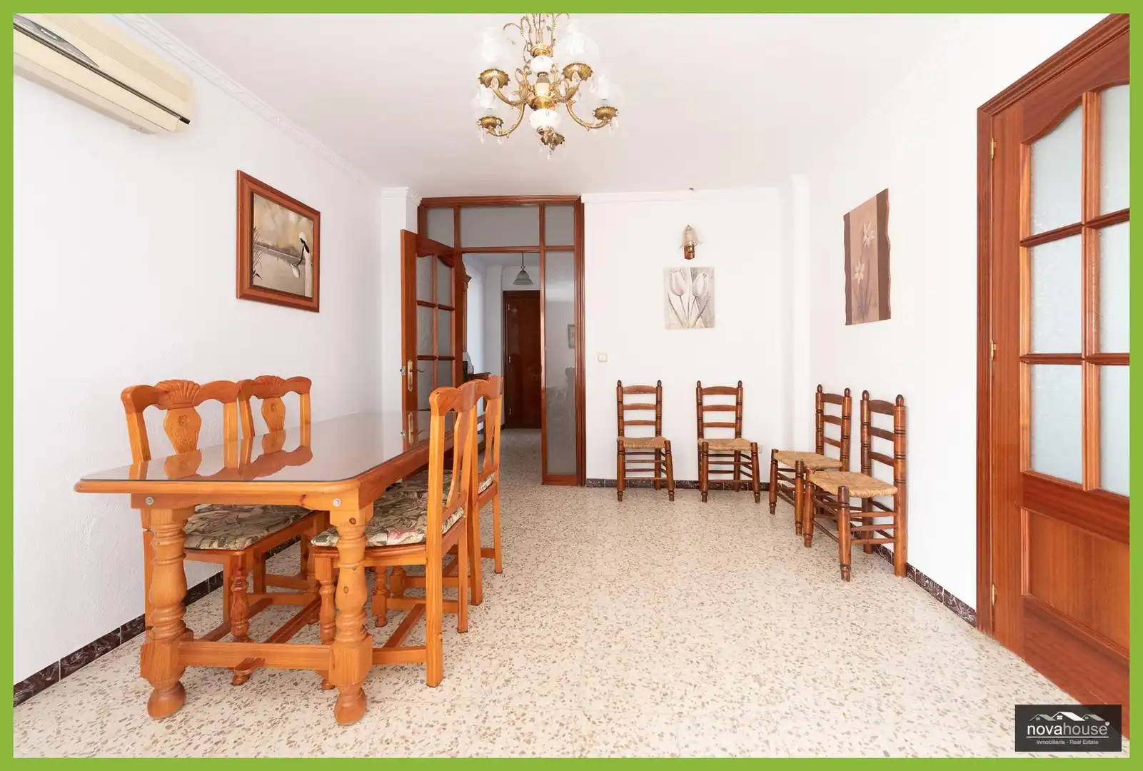 Dining room of Flat for sale in Rincón de la Victoria  with Air Conditioner, Terrace and Alarm