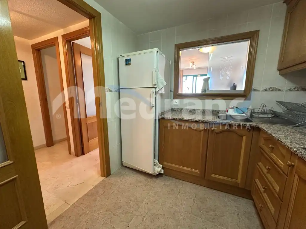Küche von Wohnung zum Verkauf in Villajoyosa / La Vila Joiosa mit Privatgarten, Terrasse und Schwimmbad