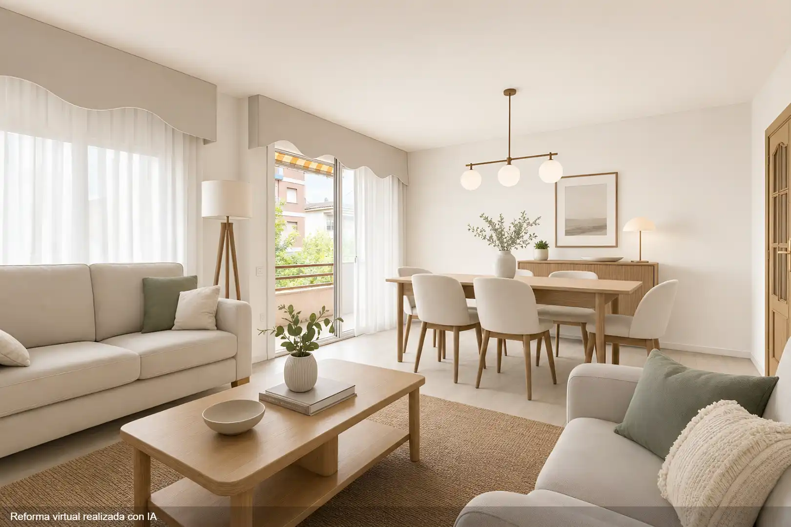 Sala de estar de Piso en venta en Torredembarra con Aire acondicionado, Terraza y Balcón