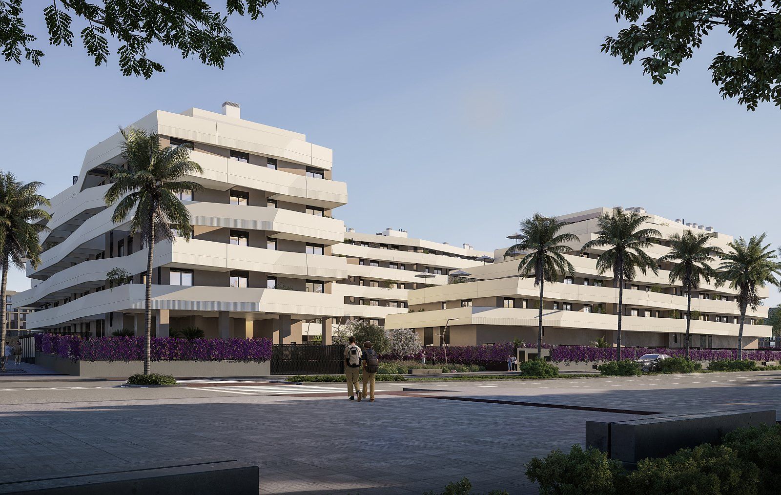 Vista exterior de Apartament en venda en Málaga Capital amb Aire condicionat, Jardí privat i Terrassa