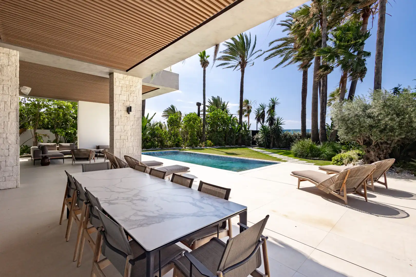 Terraza de Casa o chalet en venta en Marbella con Aire acondicionado, Terraza y Trastero