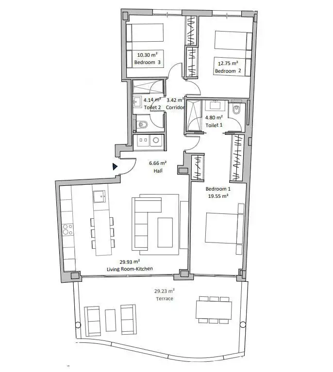 Apartment with terrace for sale in Torreblanca del Sol, imagen 19