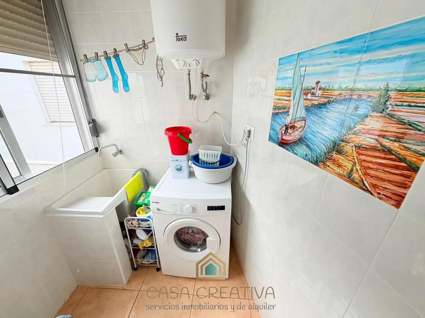 Badezimmer von Wohnung zum Verkauf in Barx mit Klimaanlage, Abstellraum und Möbliert