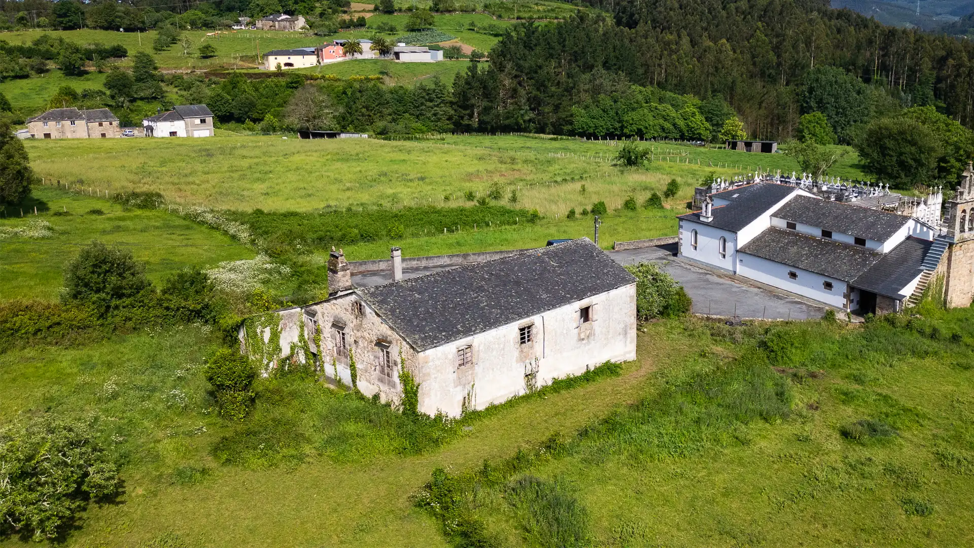 Vista exterior de Finca rústica en venda en Ourol