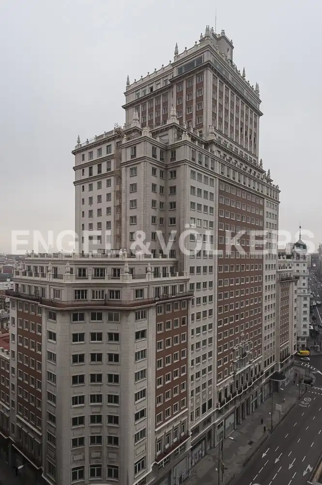 Exterior view of Flat for rent in Madrid  with Air Conditioner, Heating and Furnished