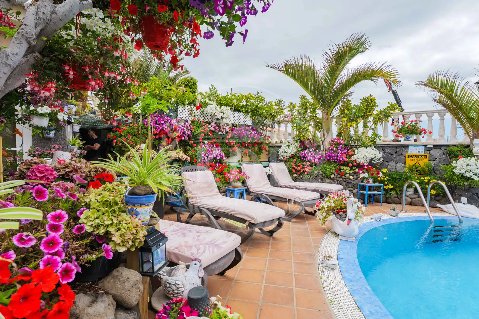 Terraza de Casa o chalet en venta en Granadilla de Abona con Aire acondicionado, Calefacción y Jardín privado