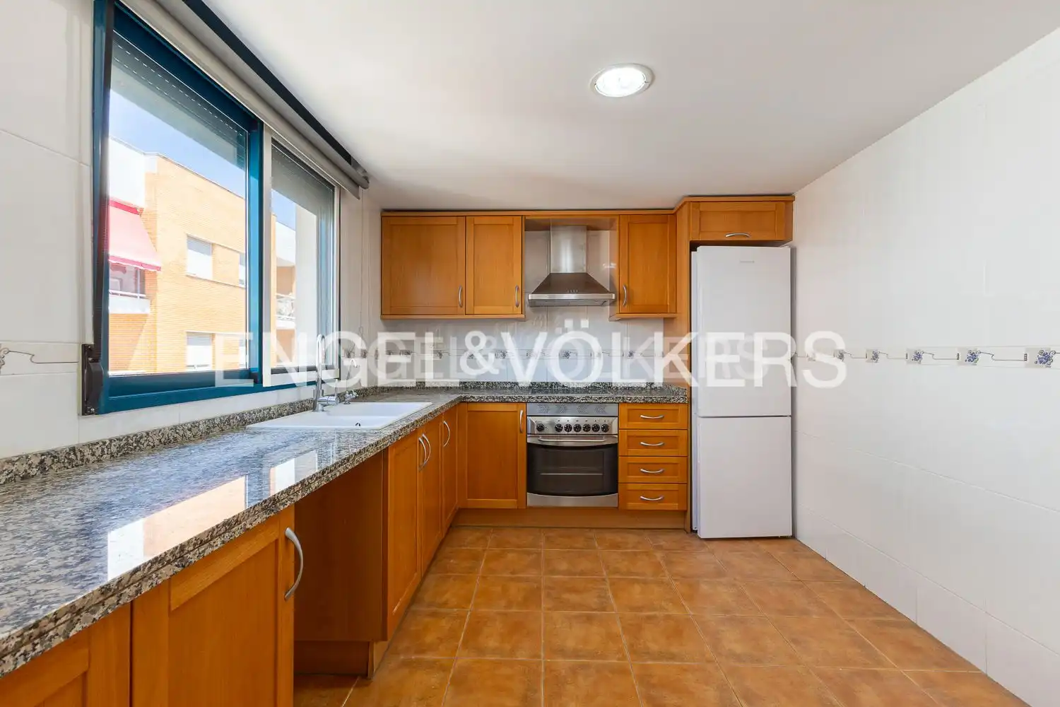 Kitchen of Flat for rent in El Real de Gandia  with Air Conditioner and Heating