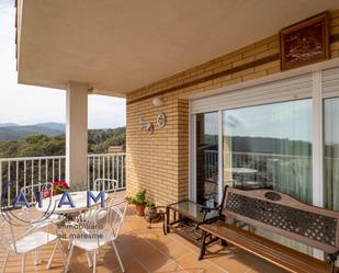 Terrace of Country house for sale in Santa Susanna  with Air Conditioner, Heating and Private garden