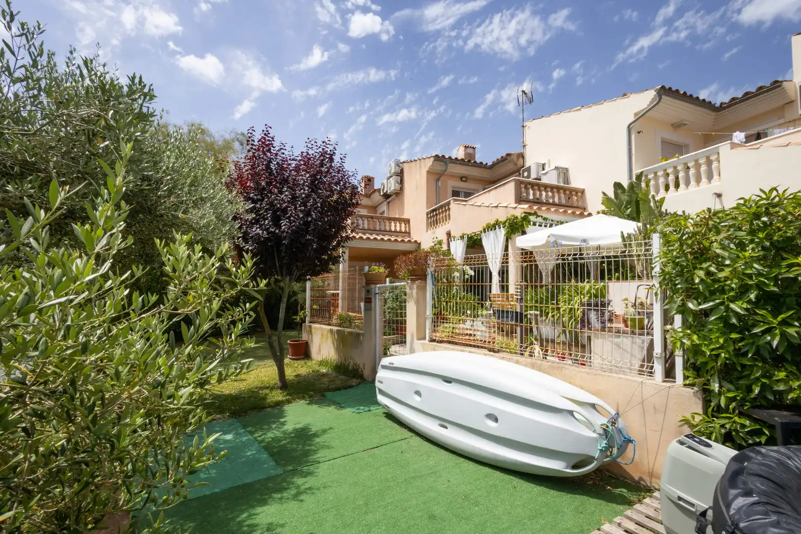 Jardí de Dúplex en venda en Alcúdia amb Aire condicionat, Terrassa i Balcó