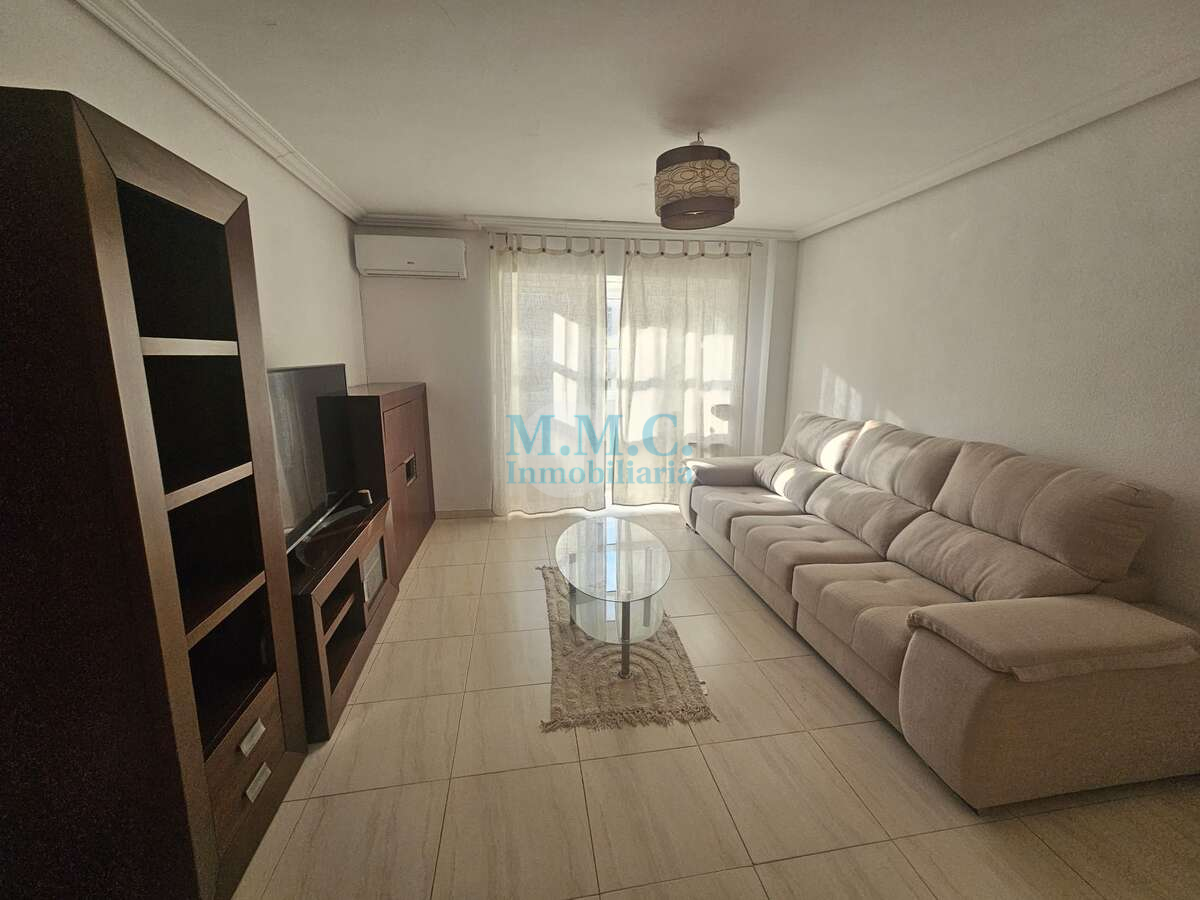 Living room of Flat for sale in Roquetas de Mar  with Air Conditioner, Furnished and Balcony