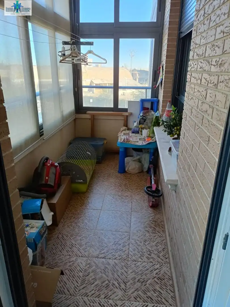 Balcony of Flat for sale in Albacete  with Air Conditioner, Heating and Storage room