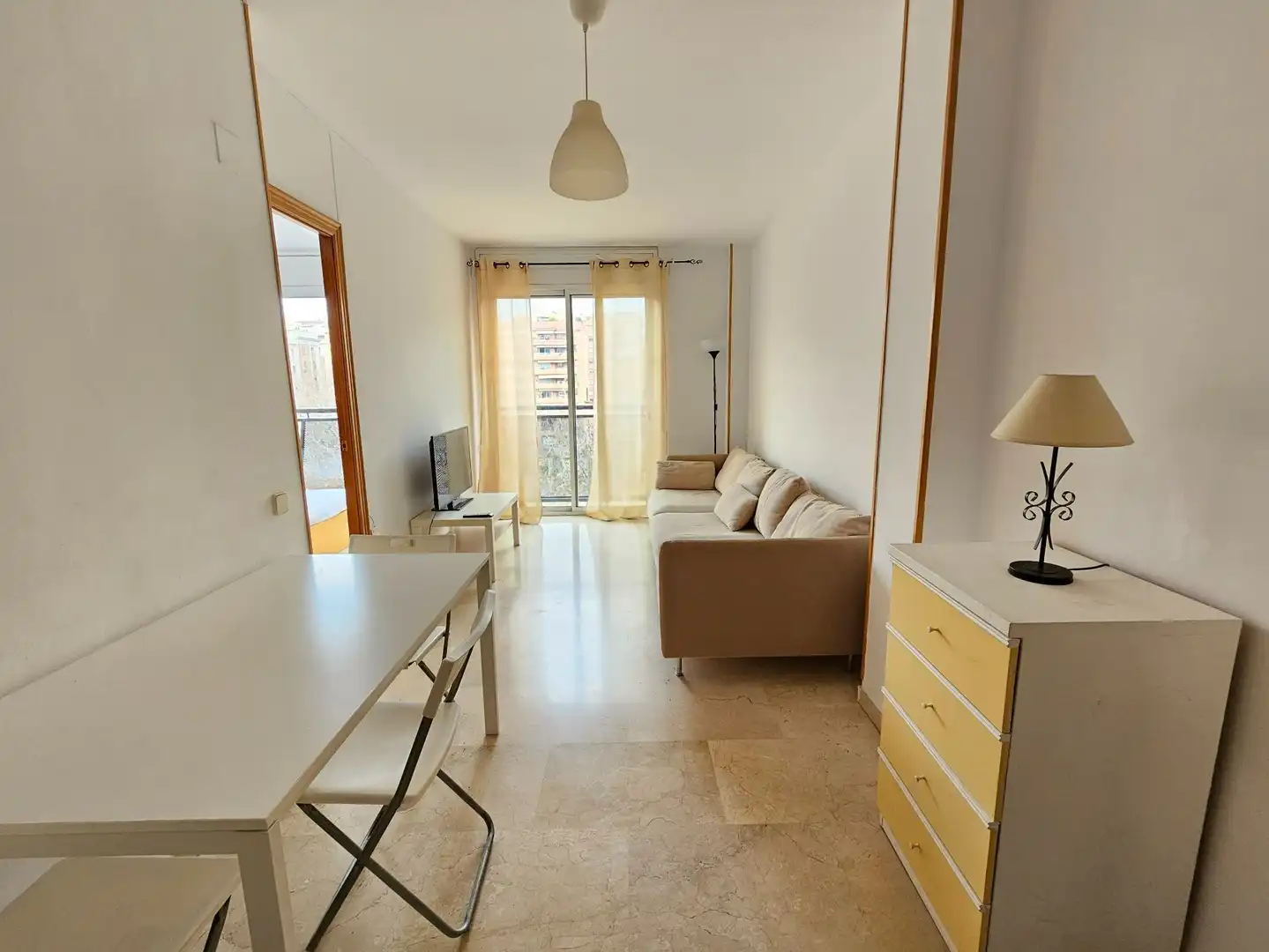 Living room of Flat for rent in Barcelona  with Air Conditioner and Furnished