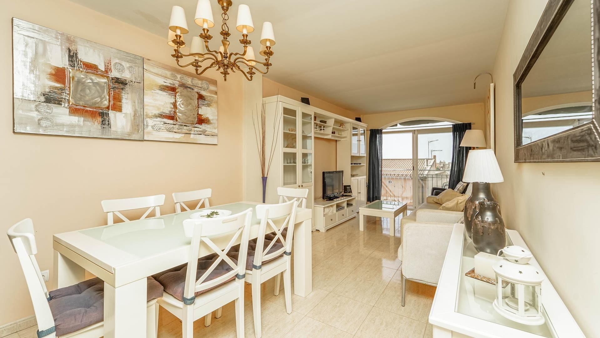 Living room of Flat to rent in Oria  with Heating, Balcony and Alarm