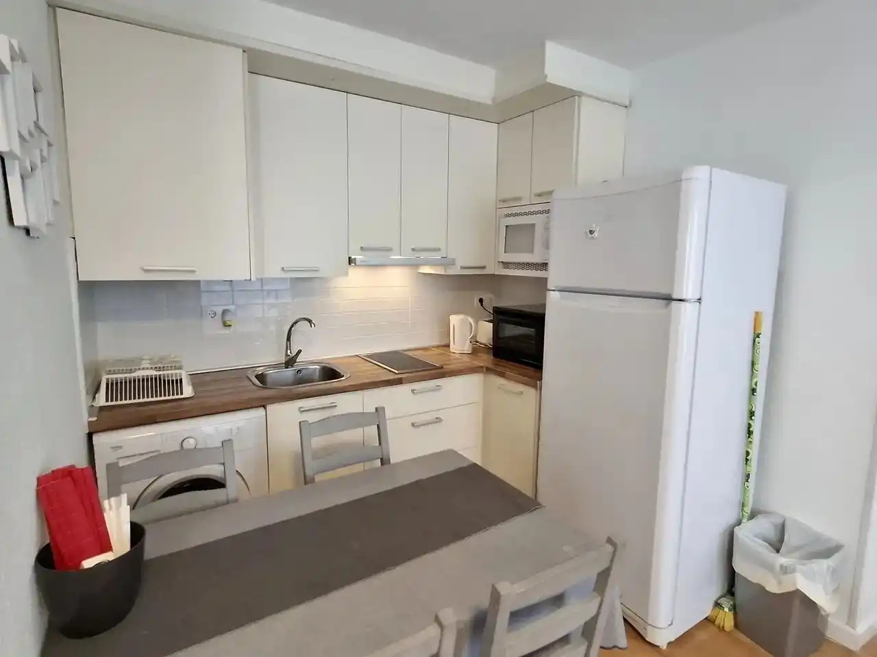 Kitchen of Apartments for sale in Mojácar  with Air Conditioner, Terrace and Swimming Pool
