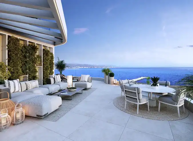 Terraza de Dúplex en venta en Málaga con Aire acondicionado, Terraza y Piscina