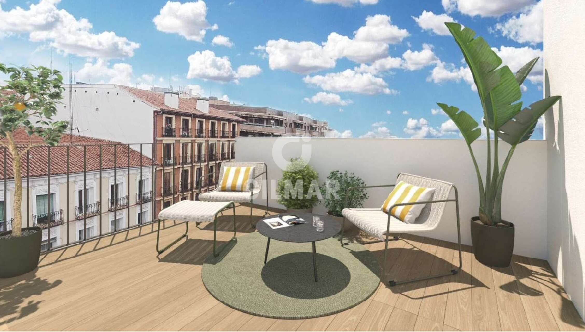 Terrace of Attic for sale in  Madrid Capital  with Heating, Storage room and Balcony