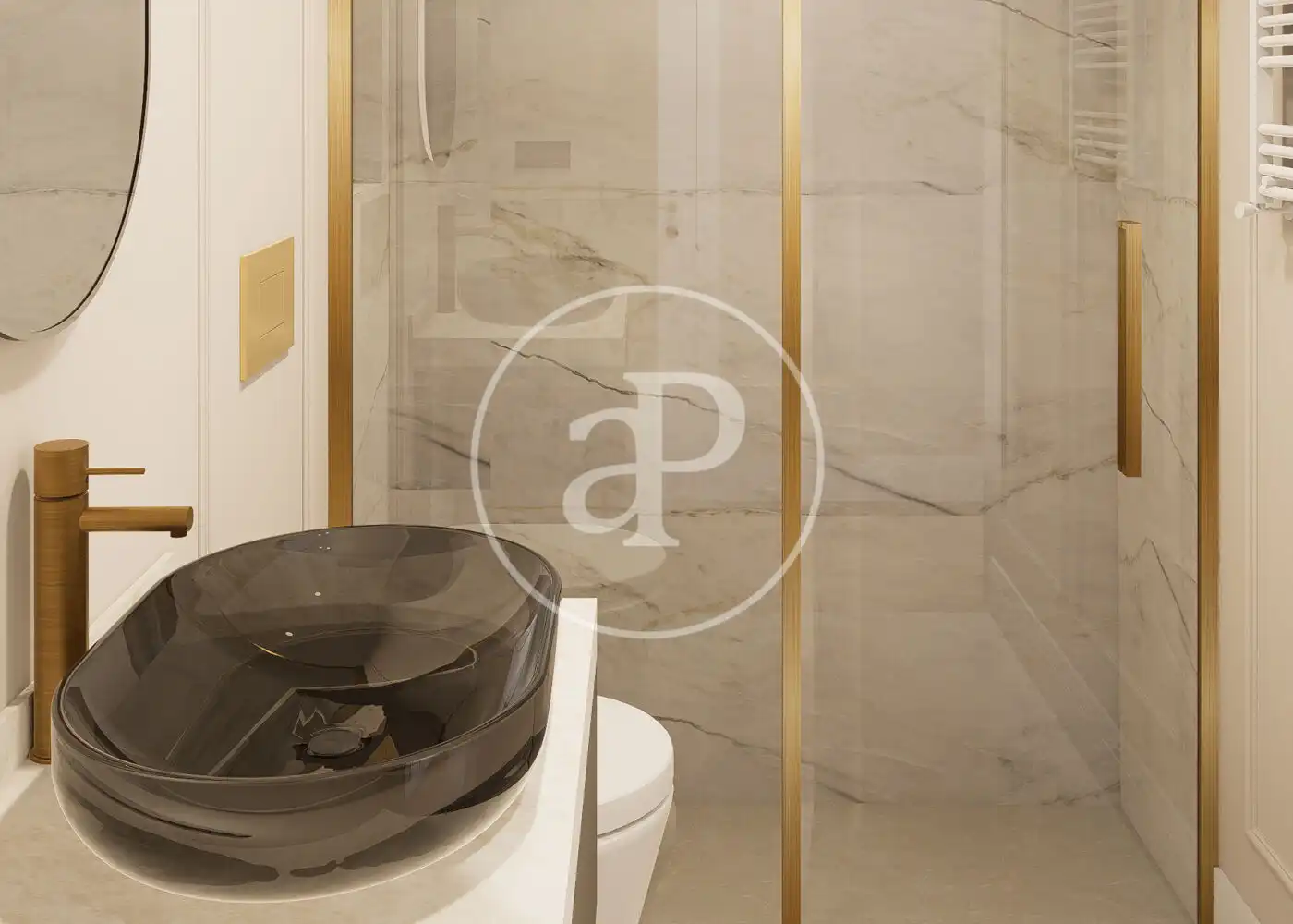 Baño de Piso en venta en Madrid con Aire acondicionado, Calefacción y Terraza