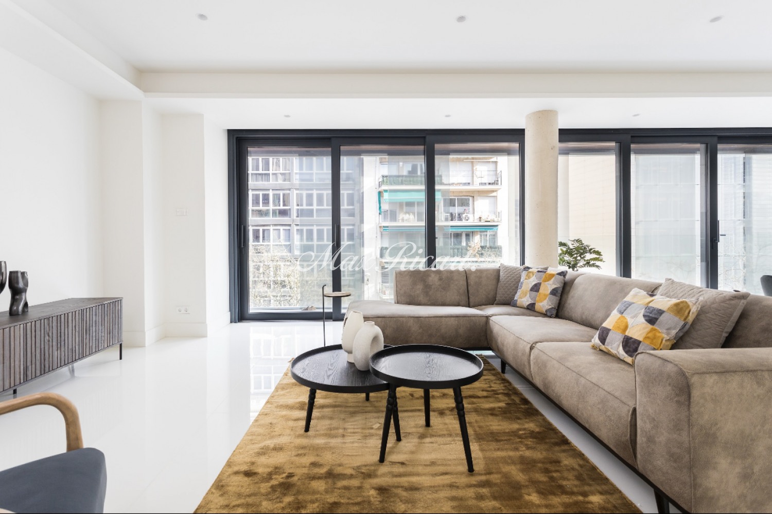 Living room of Flat to rent in  Barcelona Capital  with Air Conditioner, Heating and Storage room