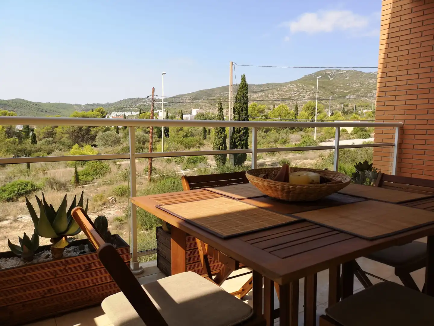 Terrassa de Apartament de lloguer en Peñíscola / Peníscola amb Aire condicionat, Calefacció i Terrassa