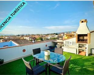 Terrace of Single-family semi-detached for sale in Castelló d'Empúries  with Air Conditioner, Heating and Terrace