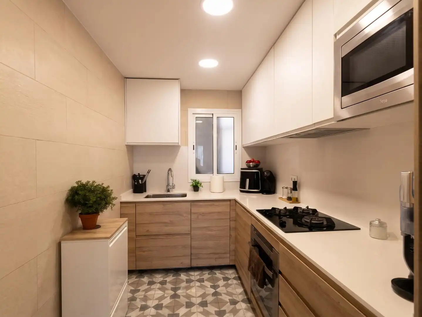 Küche von Wohnung zum Verkauf in Gavà mit Klimaanlage und Terrasse